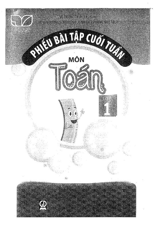 Phiếu Bài Tập Cuối Tuần Môn Toán Lớp 1
