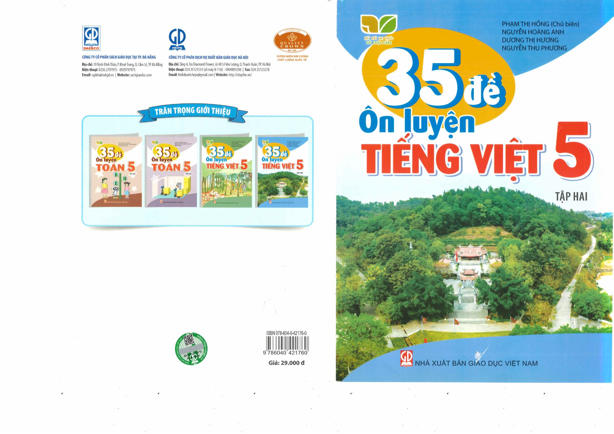 35 Đề Ôn luyện Tiếng Việt lớp 5 Tập 2