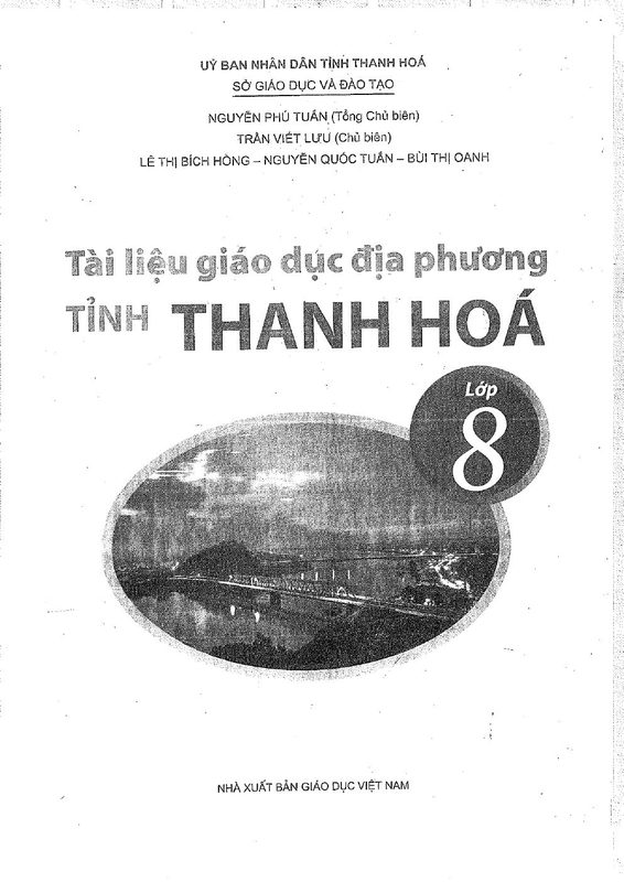 Giáo dục địa phương 8 - Thanh Hóa