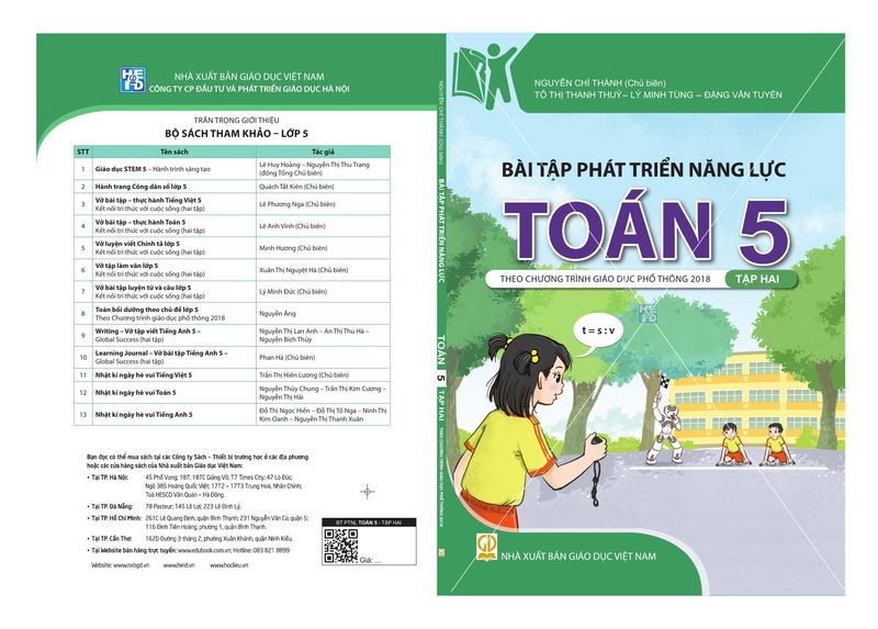 Bài tập phát triển năng lực môn Toán 5 tập 2