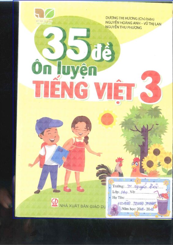 Đề ôn luyện Tiếng Việt Lớp 3