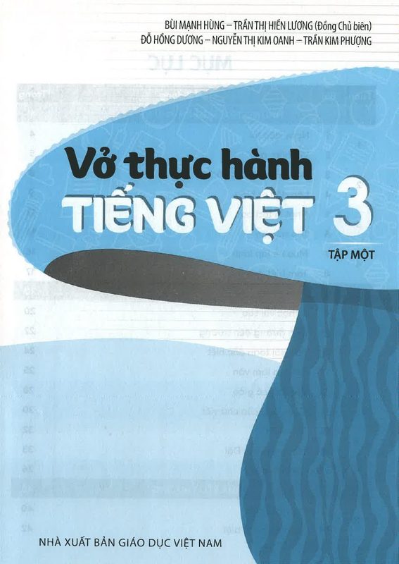 Vở thực hành Tiếng Việt 3 tập 1