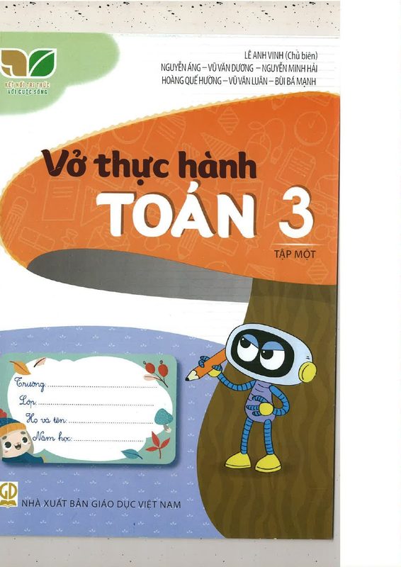 Vở thực hành Toán 3 tập 1 new