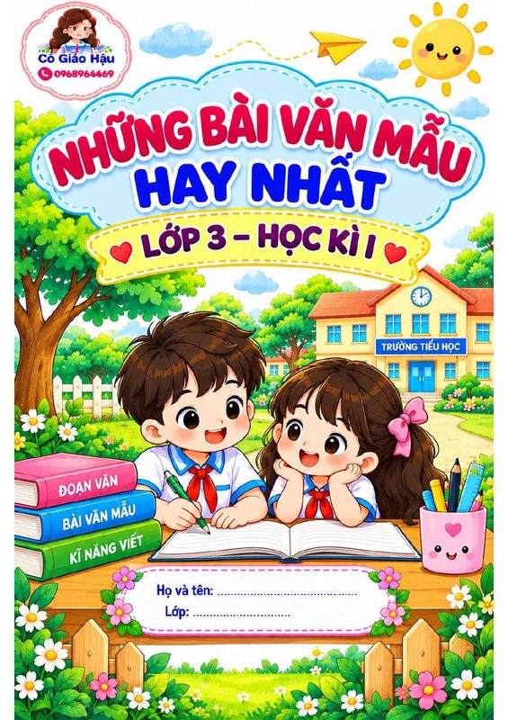 Những bài văn mẫu hay nhất lớp 3 HK1