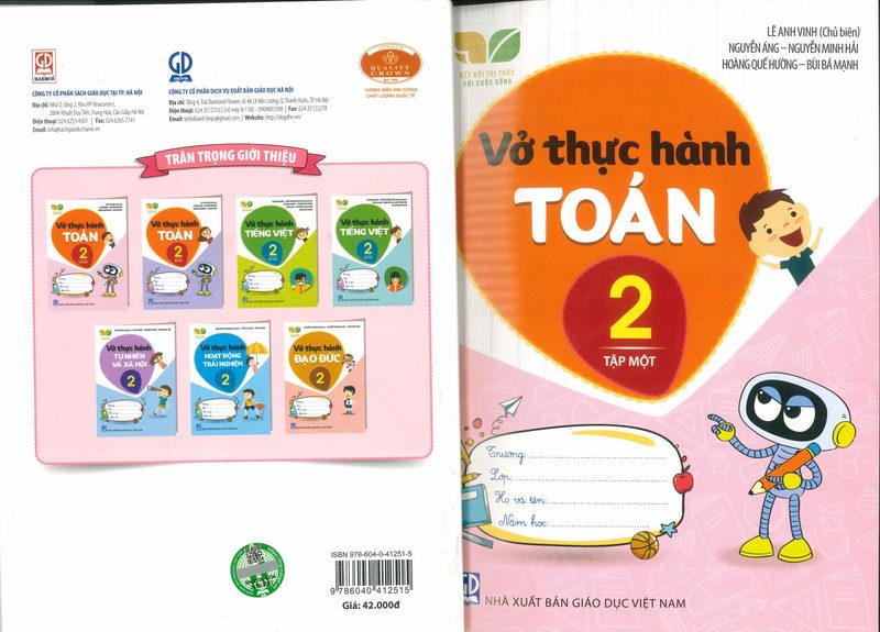 KNTT - L2 - Vở thực hành Toán - tập 1