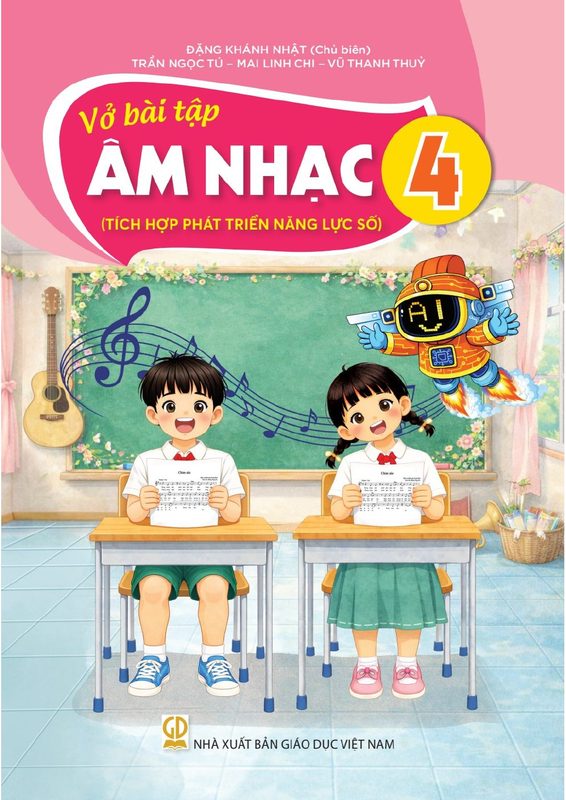 Vở bài tập Âm nhạc 4 - Tích hợp