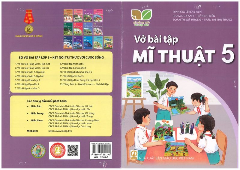 Vở bài tập Mĩ thuật 5 - Kết Nối Tri Thức