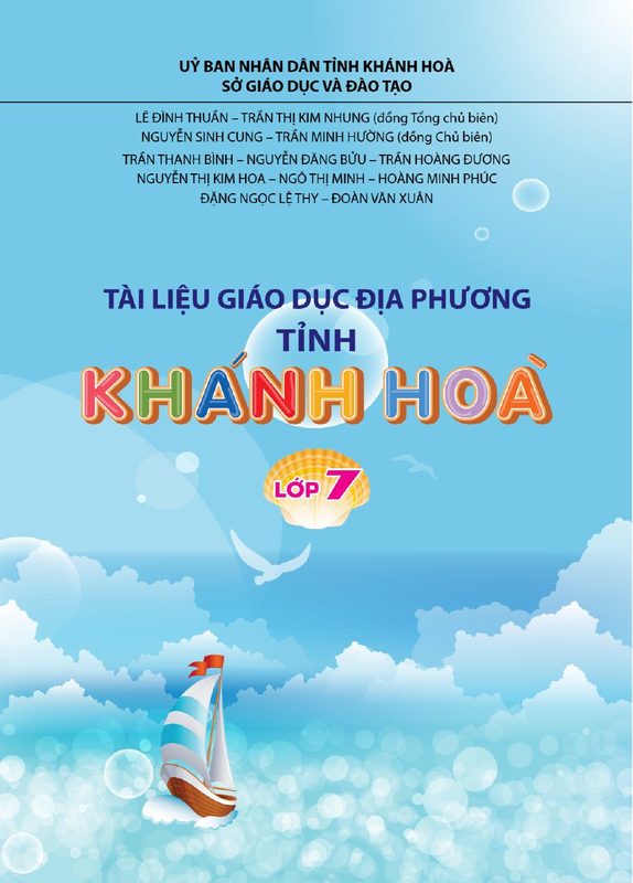 Giáo dục địa phương 7 - Khanh Hoa