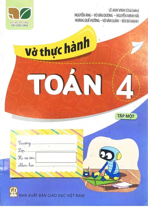 VỞ THỰC HÀNH TOÁN LỚP 4 TẬP 1 KNTT