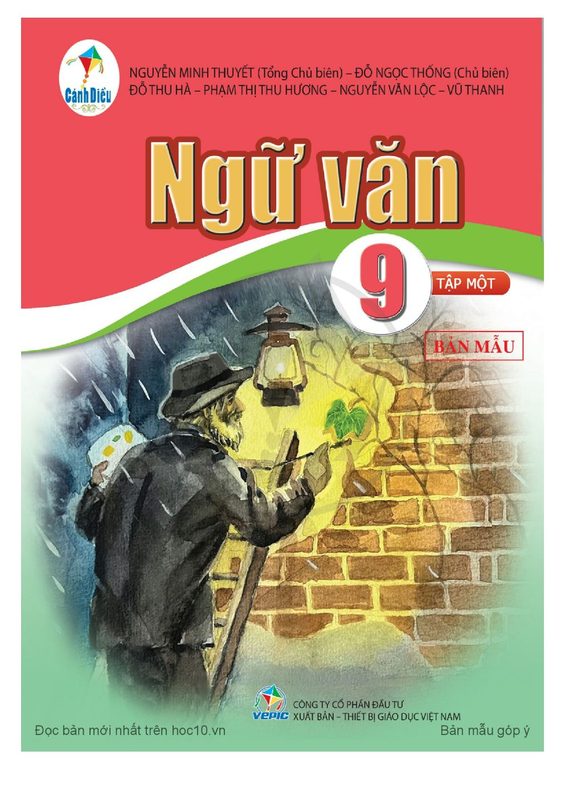 SGK Ngữ văn 9 Tập 1 - Cánh Diều (bản mẫu)