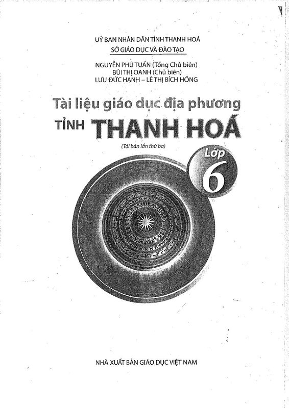 Giáo dục địa phương 6 - Thanh Hóa