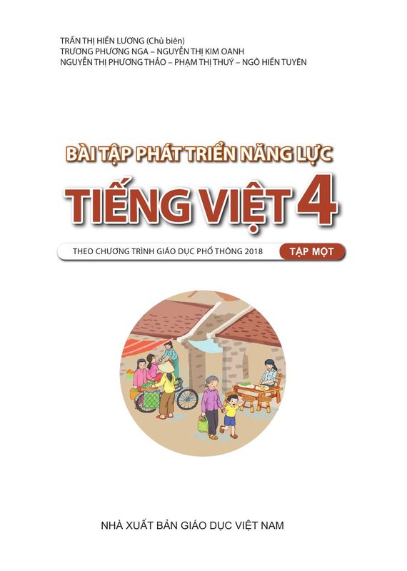 Bài tập phát triển năng lực môn Tiếng Việt lớp 4 t1
