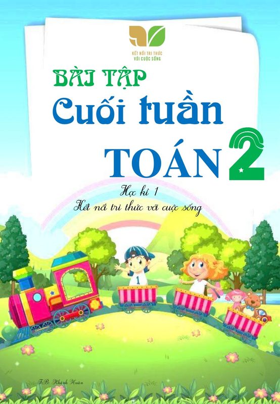 BÀI TẬP CUỐI TUẦN MÔN TOÁN LỚP 2 HKI KNTT