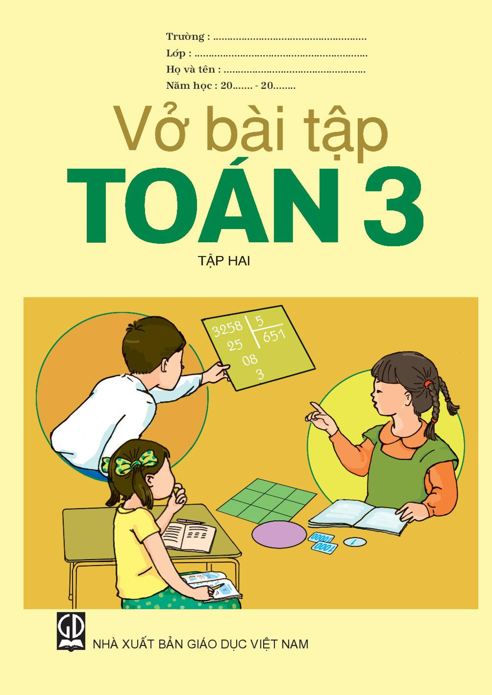 Vở bài tập toán 3 tập 2