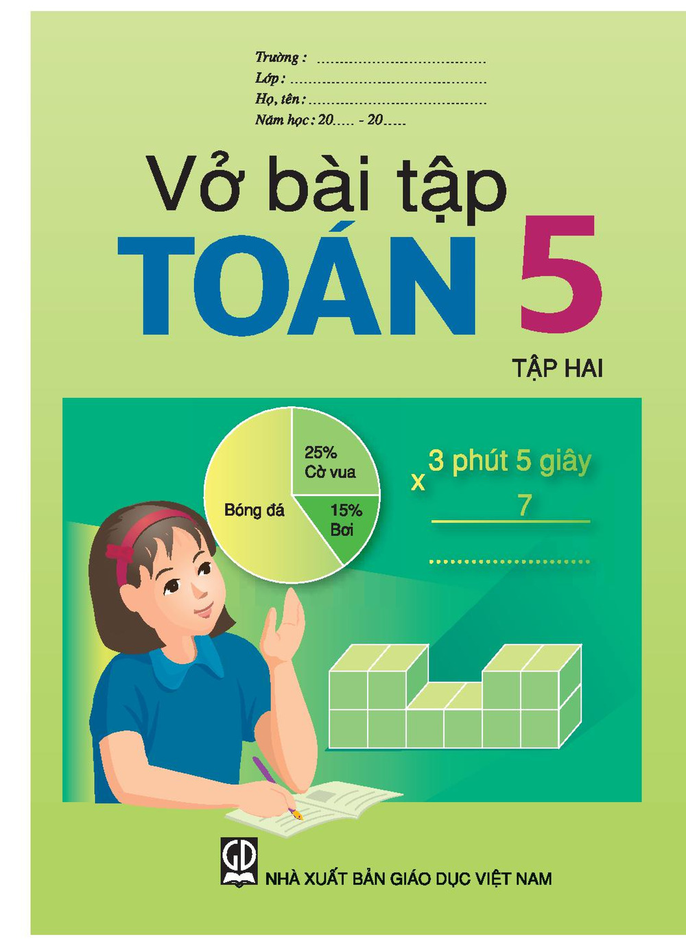 Vở bài tập toán 5 tập 2