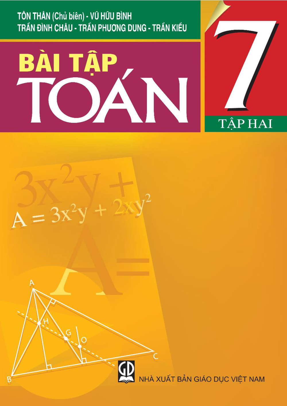 Bài Tập toán 7 - Tập 2