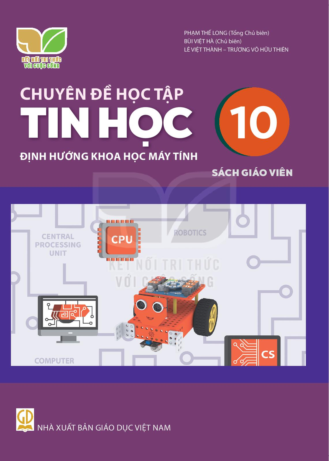 SGV Tin học 10 – Khoa học máy tính - Kết Nối Tri Thức