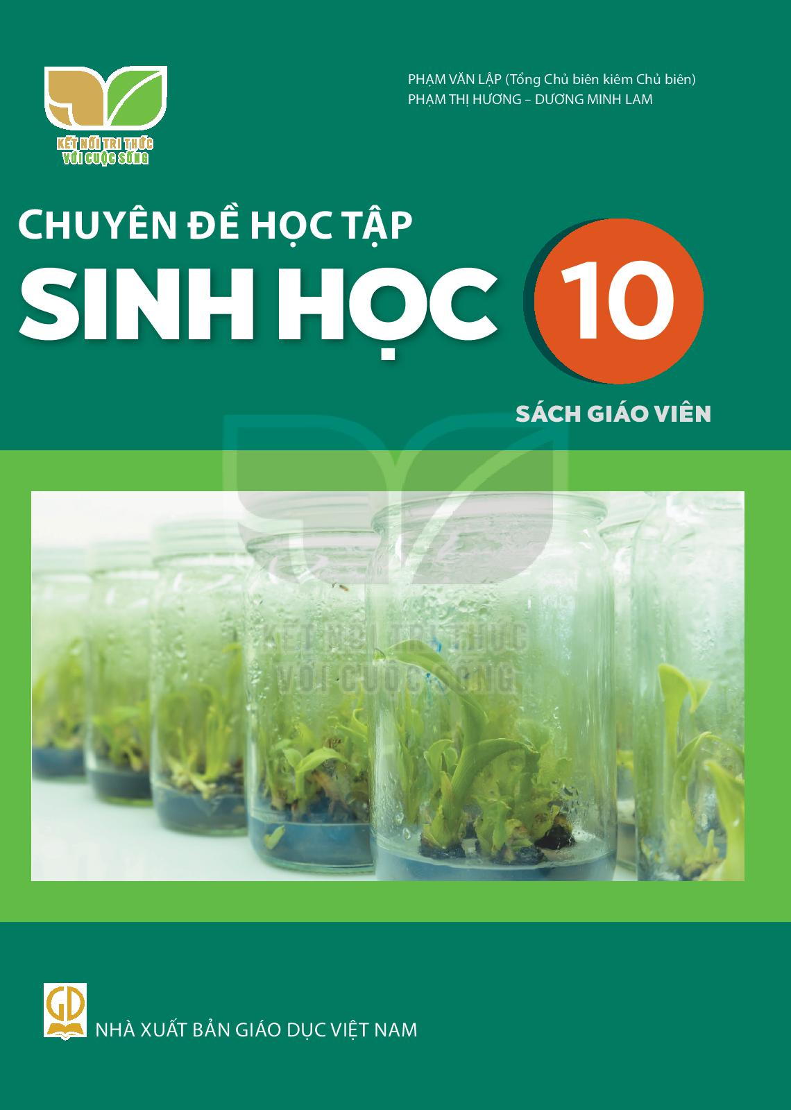 SGV Chuyên đề Sinh học 10 - Kết Nối Tri Thức