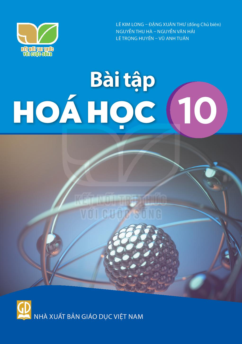 SBT Hóa học 10 - Kết Nối Tri Thức