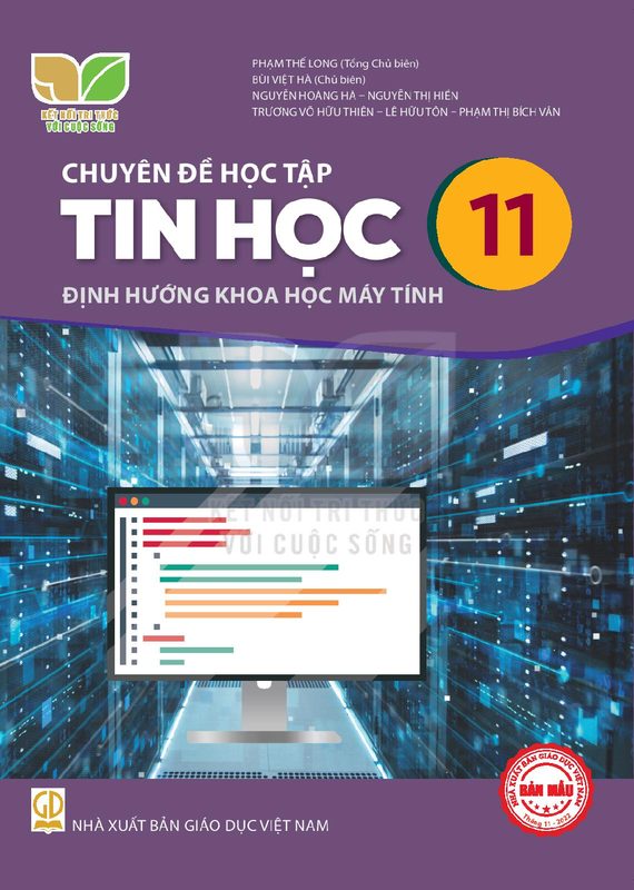 SGK Chuyên đề Tin học 11 CS - Kết Nối Tri Thức