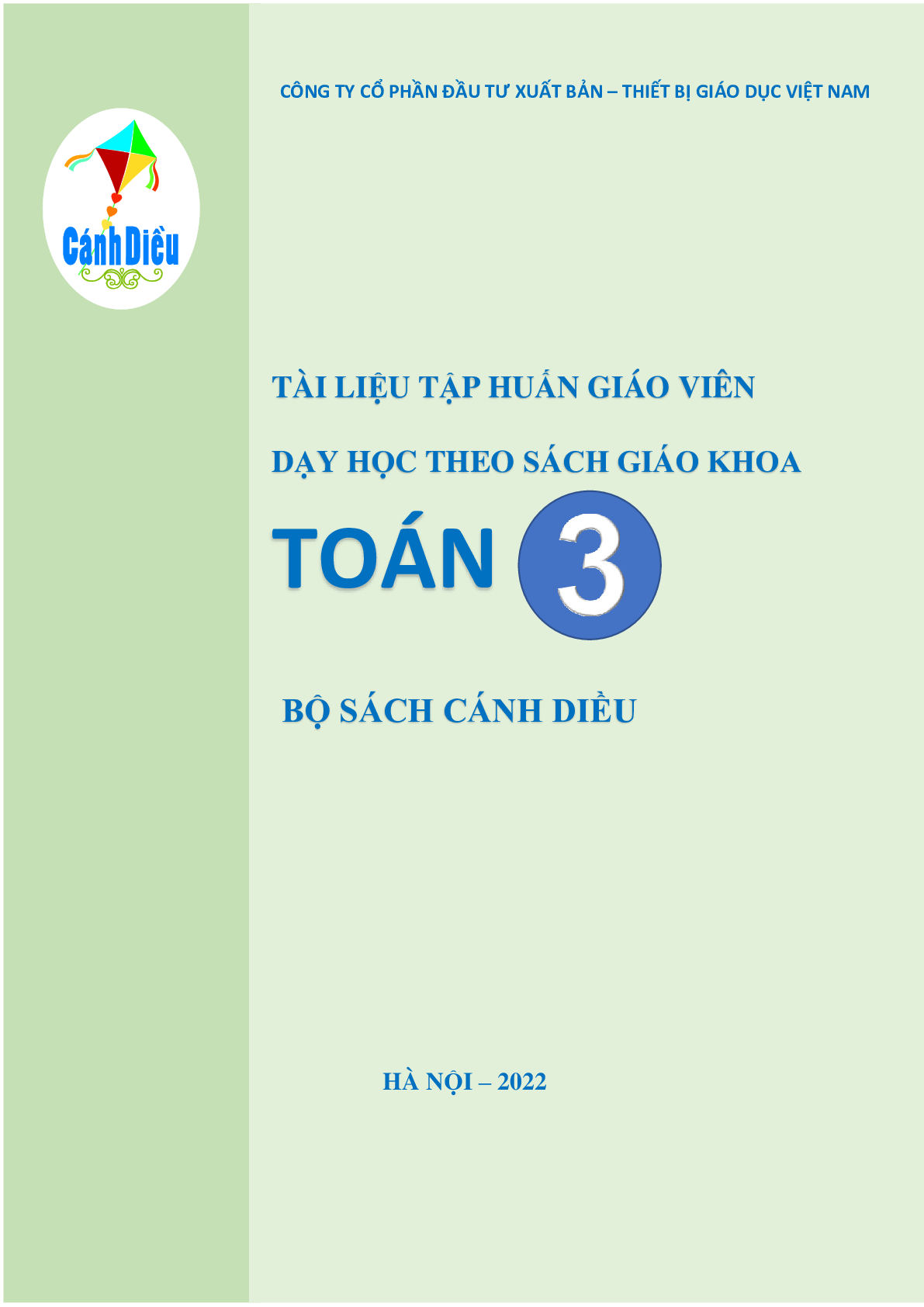 BDGV Toán 3 - Cánh Diều