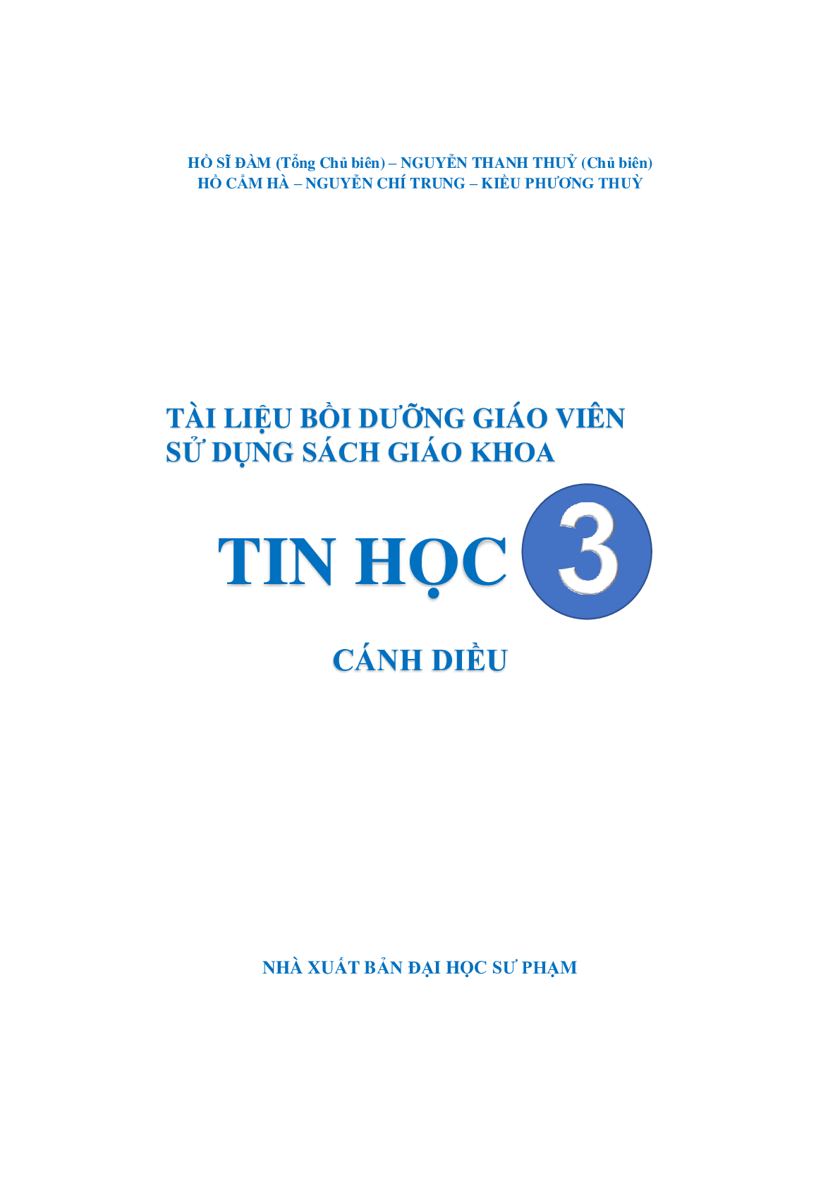 BDGV Tin học 3 - Cánh Diều