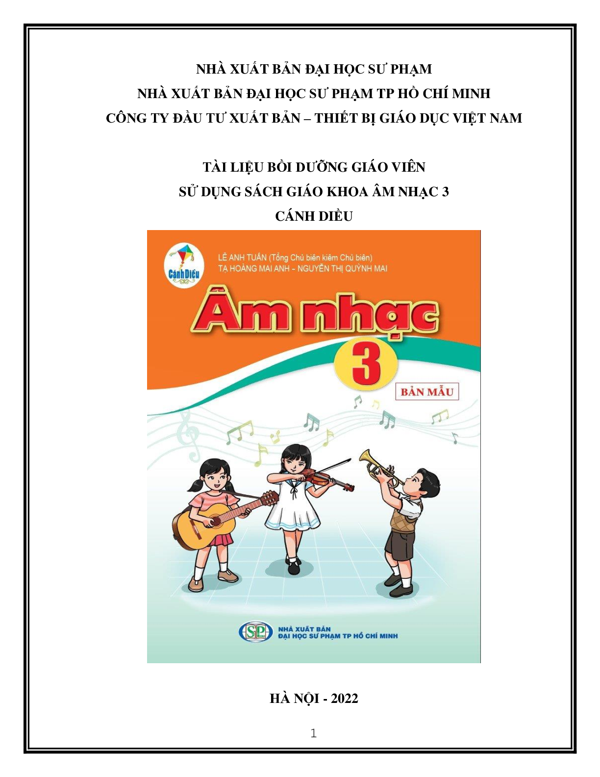 BDGV Âm nhạc 3 - Cánh Diều