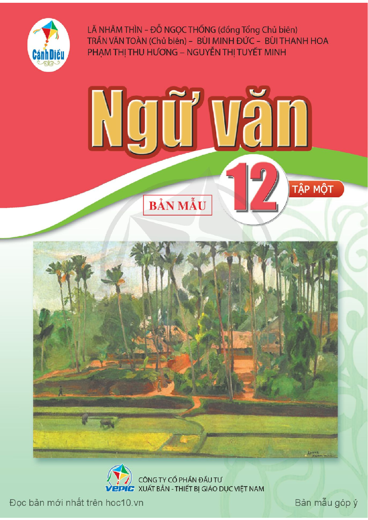 SGK Ngữ văn 12 Tập 1 - Cánh Diều