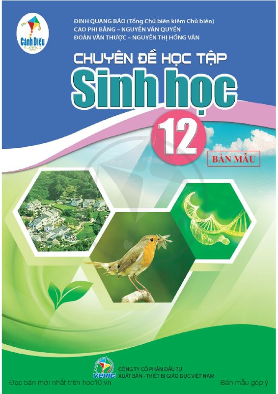 SGK Chuyên đề học tập Sinh học 12 - Cánh Diều