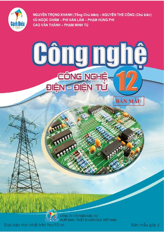 SGK Công nghệ 12 – Điện, điện tử - Cánh Diều