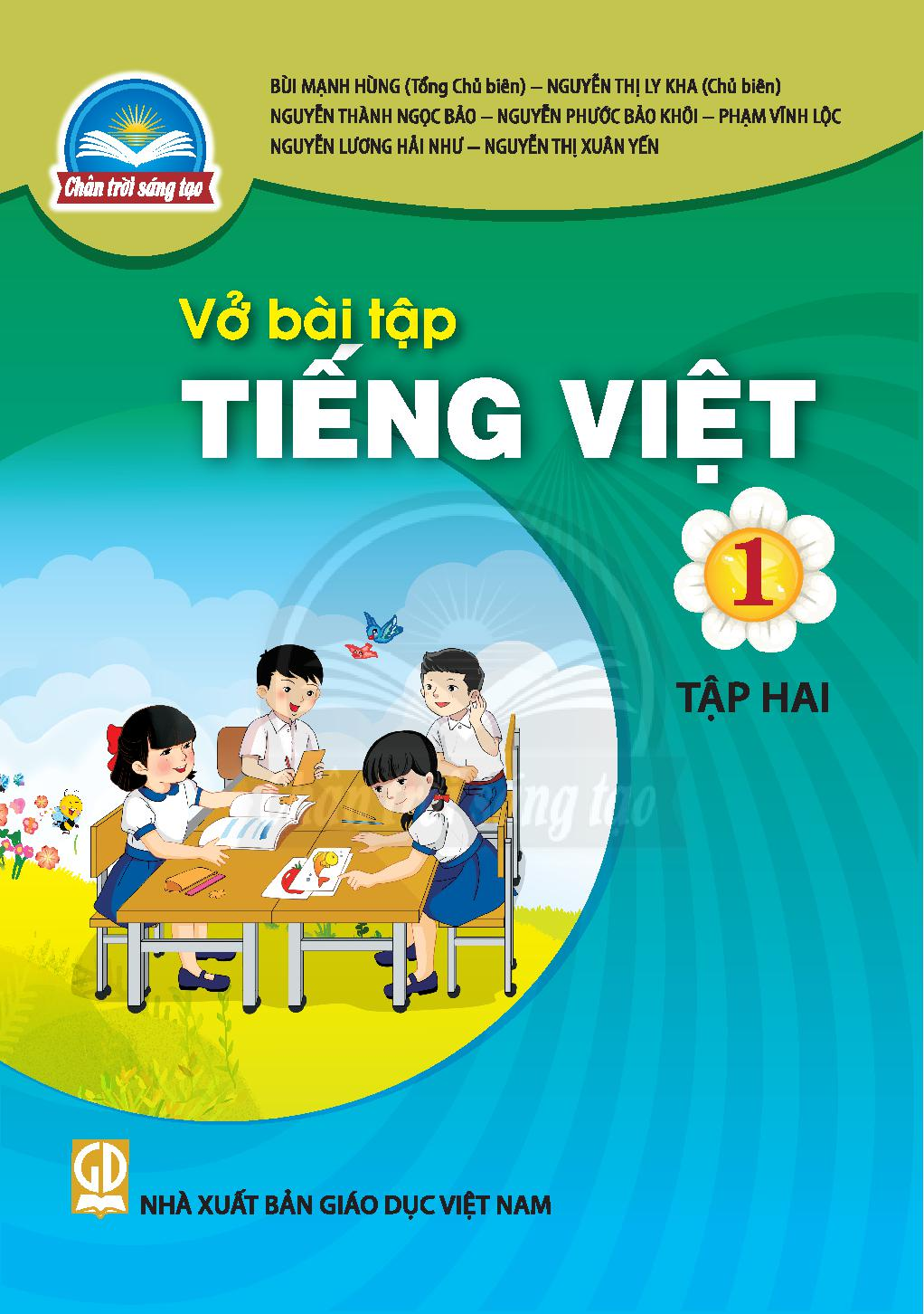 SBT Tiếng Việt 1 Tập 2 - Trân trời sáng tạo