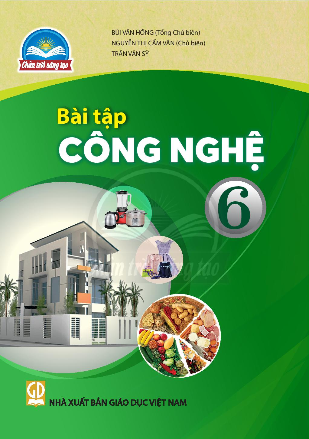 SBT Công nghệ 6 - Trân trời sáng tạo