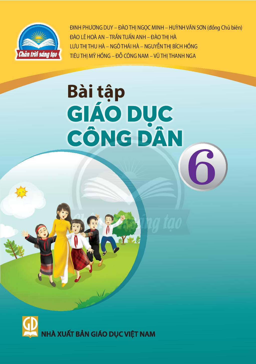 SBT Giáo dục công dân 6 - Trân trời sáng tạo
