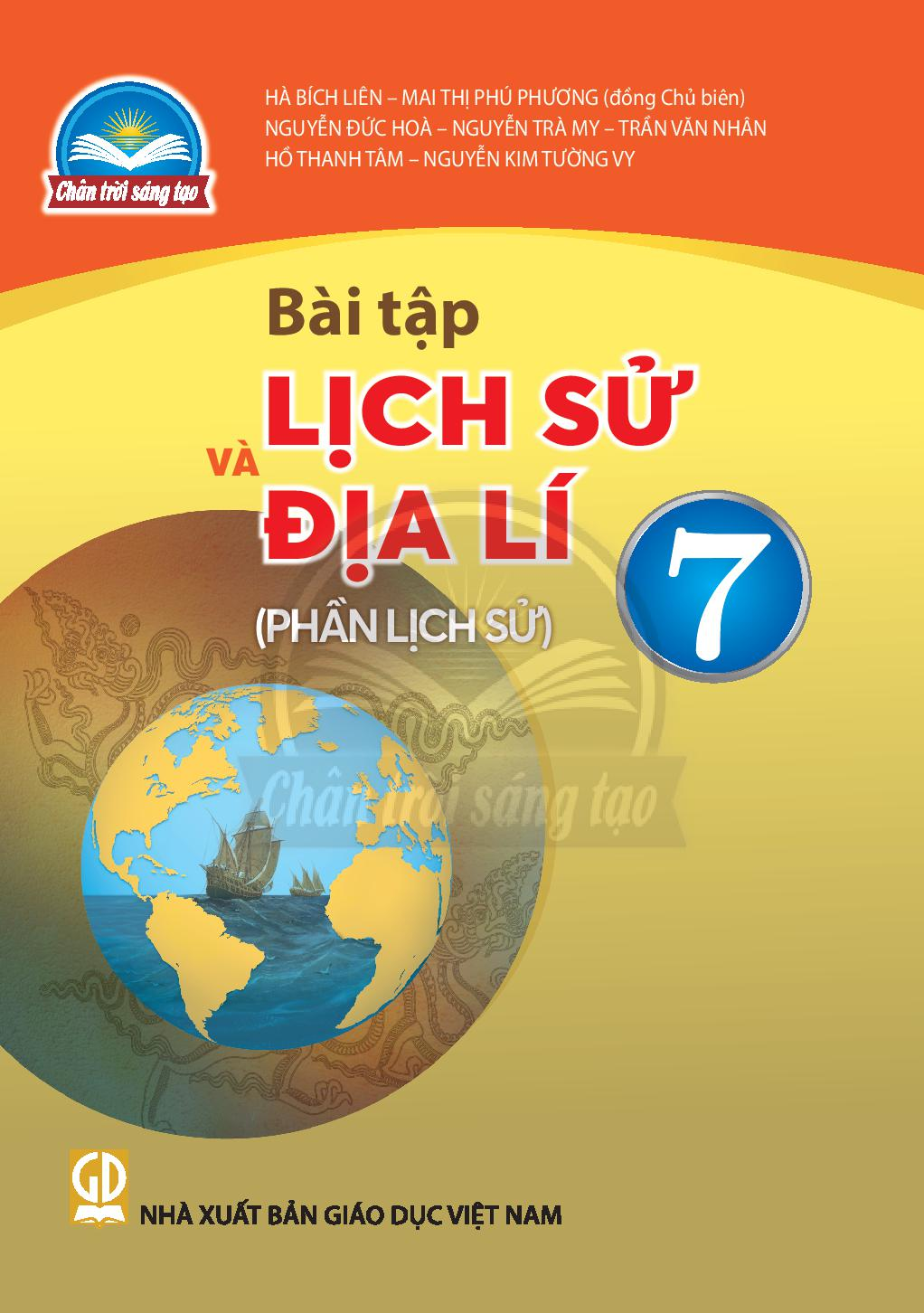 SBT Lịch sử và Địa lí 7 – Phần Lịch sử - Trân trời sáng tạo