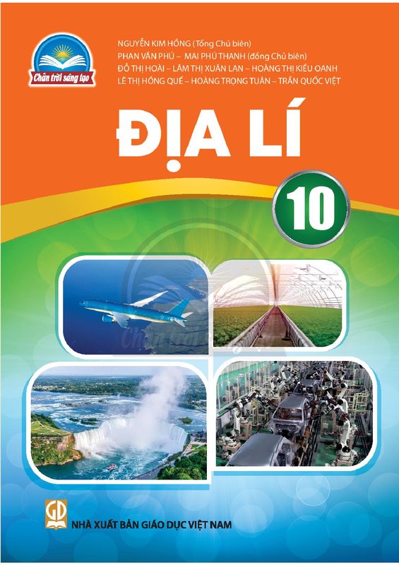 SGK Địa lí 10 - Trân trời sáng tạo