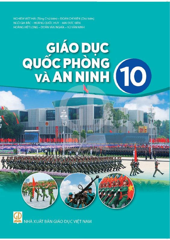 SGK Giáo dục QP&AN 10 - Trân trời sáng tạo
