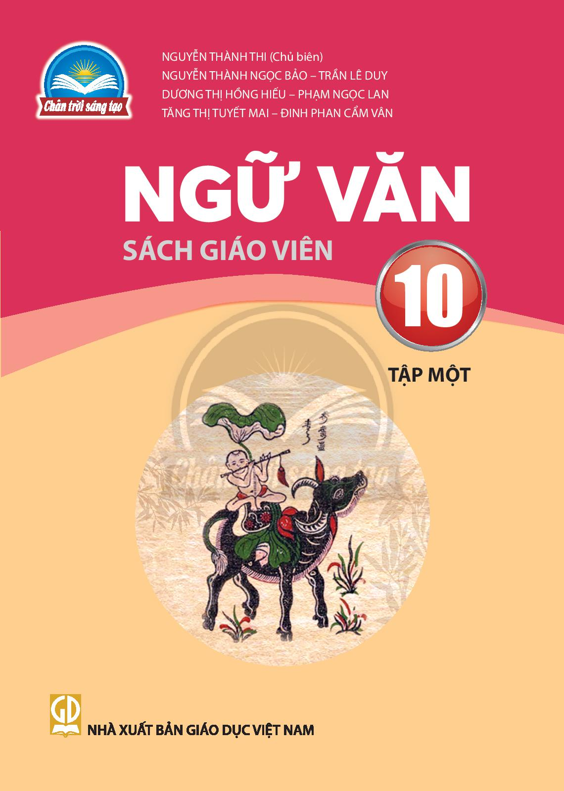 SGV Ngữ văn 10 Tập 1 - Trân trời sáng tạo