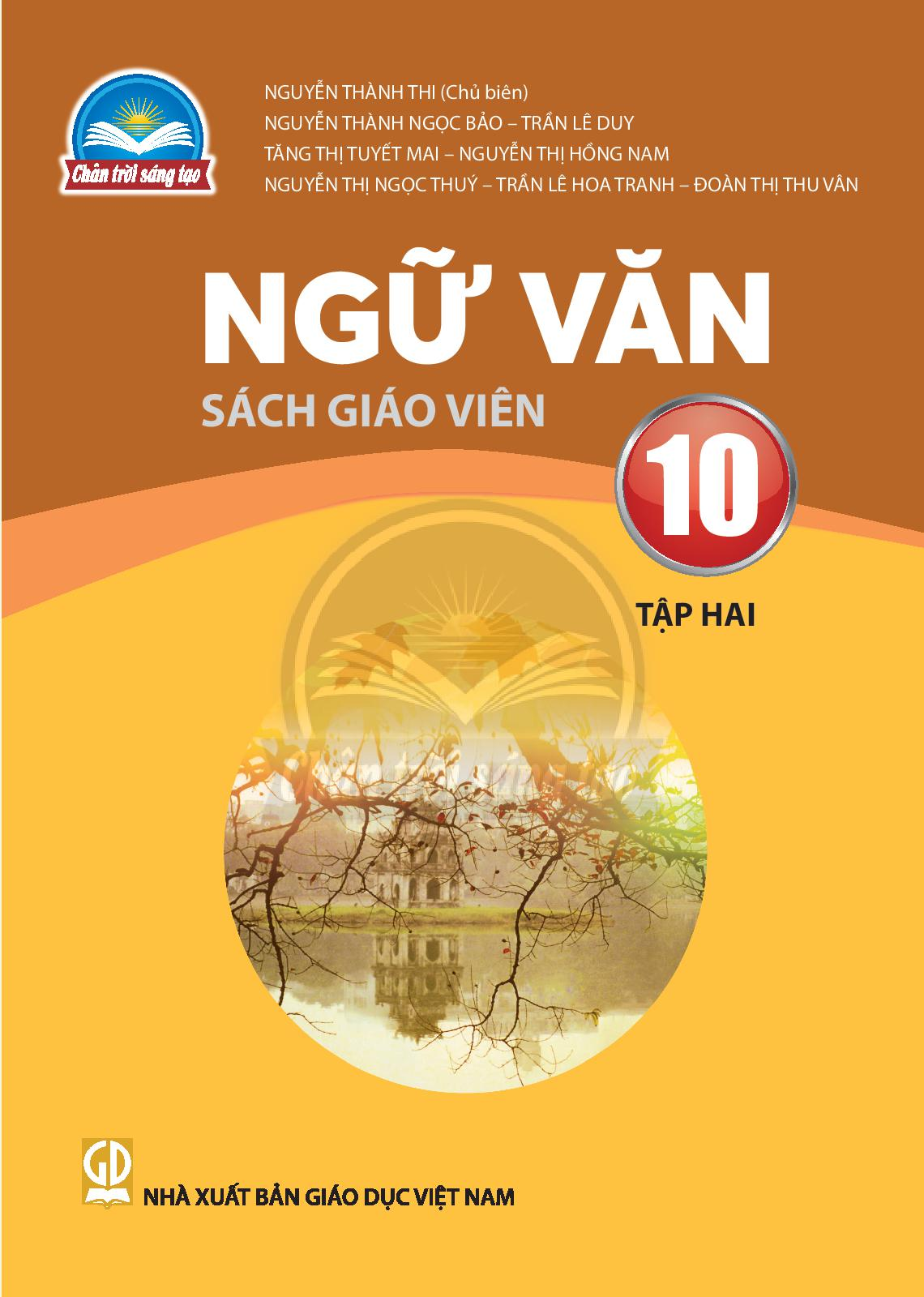 SGV Ngữ văn 10 Tập 2 - Trân trời sáng tạo