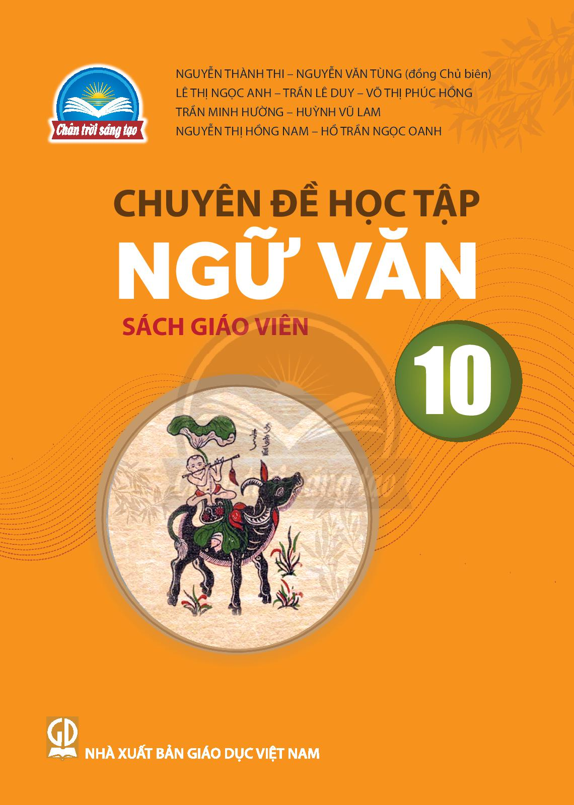 SGV Chuyên đề học tập Ngữ văn 10 - Trân trời sáng tạo