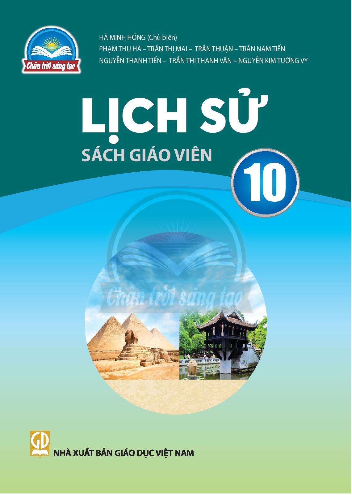 SGV Lịch sử 10 - Trân trời sáng tạo
