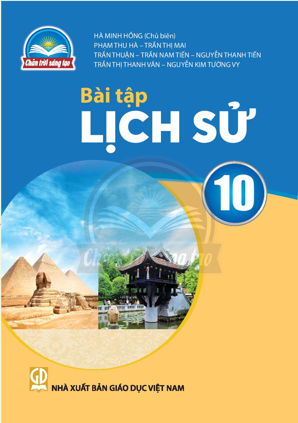 SBT Lịch sử 10 - Trân trời sáng tạo
