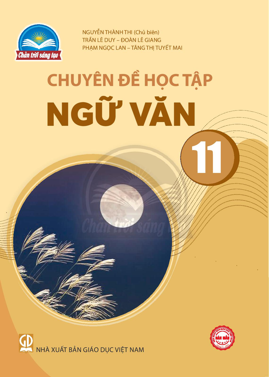 Chuyên đề Ngữ văn 11 - Trân trời sáng tạo